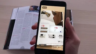 AR върху печатни материали — списание оживява